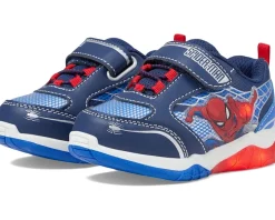 Josmo Shoes<Spiderman Lighted Sneaker (Toddler/Little Kid) Blue
