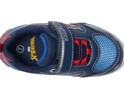 Josmo Shoes<Spiderman Lighted Sneaker (Toddler/Little Kid) Blue