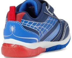 Josmo Shoes<Spiderman Lighted Sneaker (Toddler/Little Kid) Blue