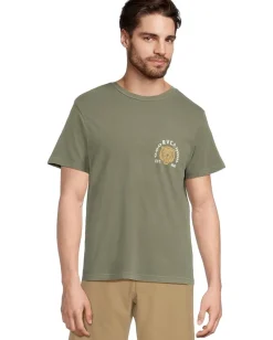 RVCA Squadron Short Sleeve Sage Leaf Online