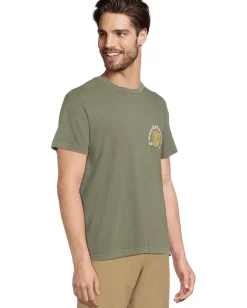 RVCA Squadron Short Sleeve Sage Leaf Online