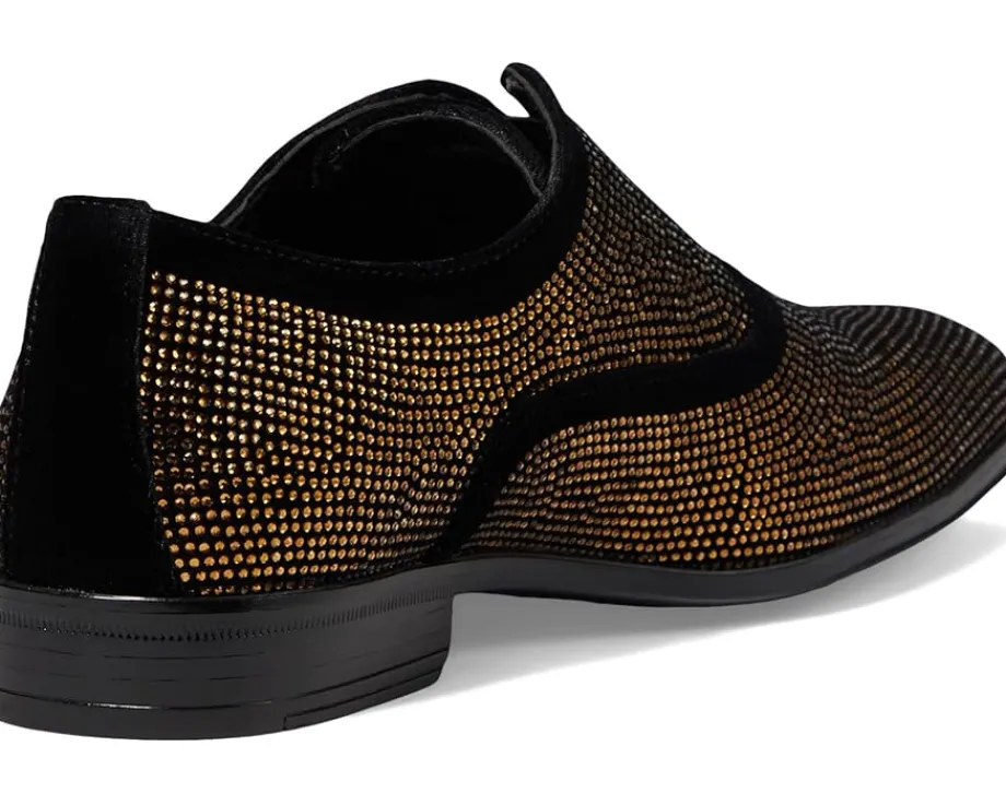 Oxfords|Oxfords|Stacy Adams Starleigh Rhinestone Slip-On Black/Gold