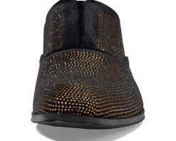 Oxfords|Oxfords|Stacy Adams Starleigh Rhinestone Slip-On Black/Gold