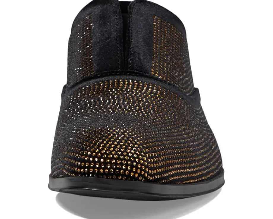 Oxfords|Oxfords|Stacy Adams Starleigh Rhinestone Slip-On Black/Gold