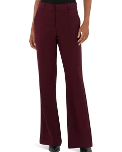 KUT from the Kloth Jeans<Stella High-rise Flare With Trouser Pockets In Bordeaux