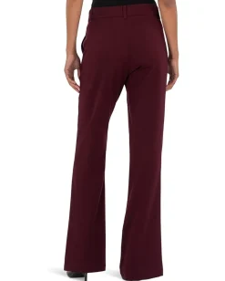 KUT from the Kloth Jeans<Stella High-rise Flare With Trouser Pockets In Bordeaux