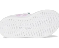 Shoes|Shoes|adidas Kids Streetalk Elastic Lace Shoes (Little Kid) White/Bliss Lilac/Halo Mint