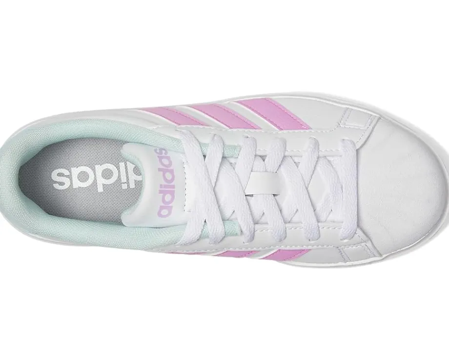 adidas Kids Streetalk Shoes (Big Kid) White/Bliss Lilac/Halo Mint Discount