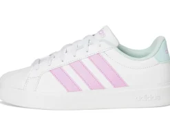 adidas Kids Streetalk Shoes (Big Kid) White/Bliss Lilac/Halo Mint Discount