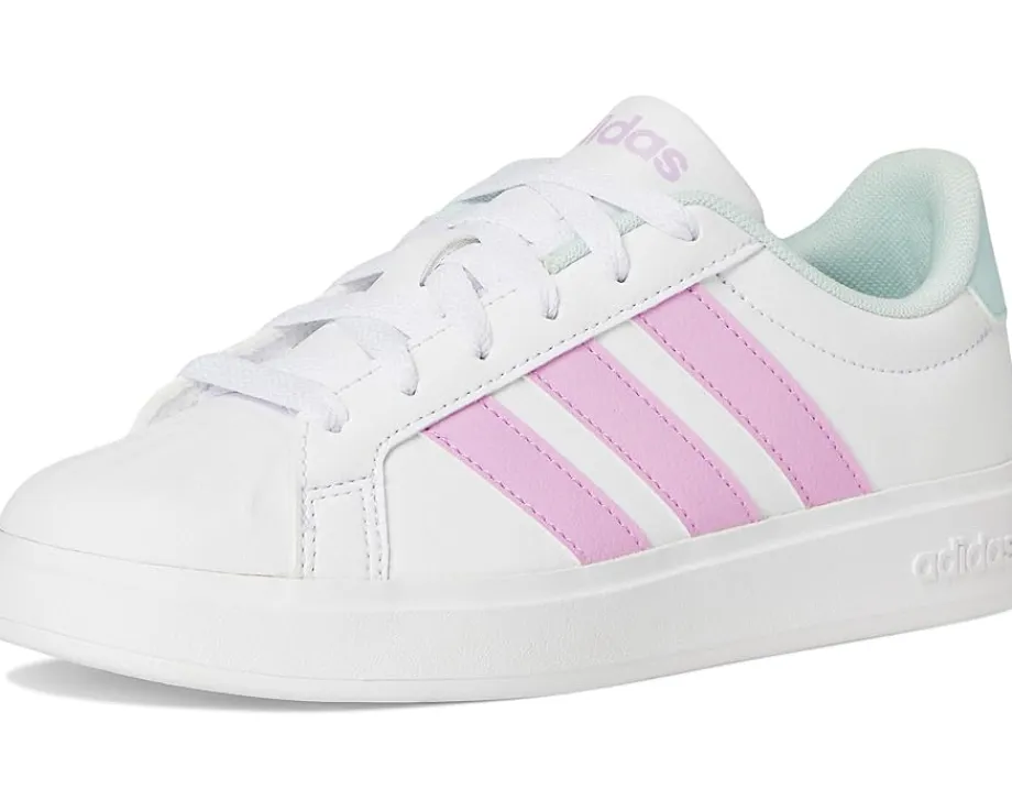 adidas Kids Streetalk Shoes (Big Kid) White/Bliss Lilac/Halo Mint Discount