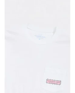 Vineyard Vines Activewear|T-Shirts<String Lights Pups Long Sleeve Tee White Cap