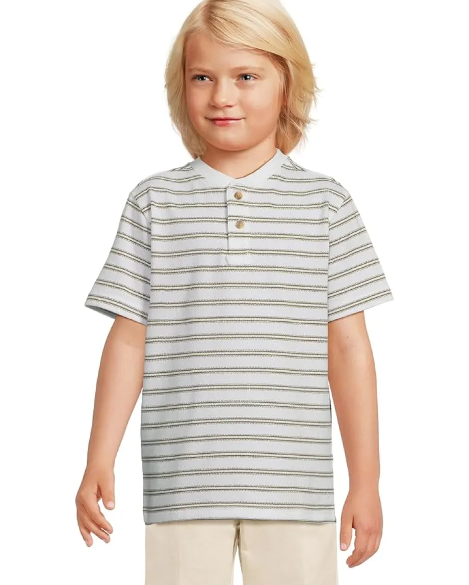 Janie and Jack Stripe Henley Tee (Toddler/Little Kid/Big Kid) Multicolor Sale