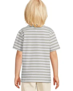 Janie and Jack Stripe Henley Tee (Toddler/Little Kid/Big Kid) Multicolor Sale