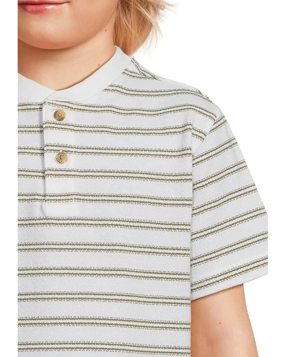 Janie and Jack Stripe Henley Tee (Toddler/Little Kid/Big Kid) Multicolor Sale