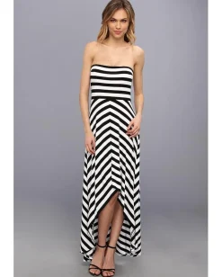 Calvin Klein Dresses|Dresses<Striped Bra Cup Dress Black/White