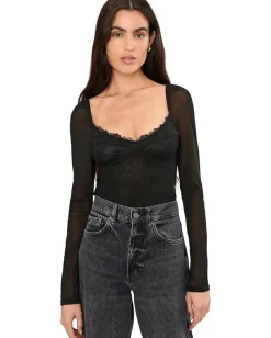 Women Free People Suddenly Fine Bodysuit
