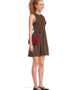 Women Madewell Suede Sm Dakota Saddle Crossbody