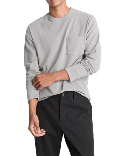 Vince Sueded Jersey Pocket Crew H Mouse Best