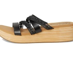 Heels|Sandals|SKECHERS Summers Black