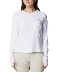 Activewear|Shirts & Tops|Columbia Summit Valley™ Long Sleeve Crew White