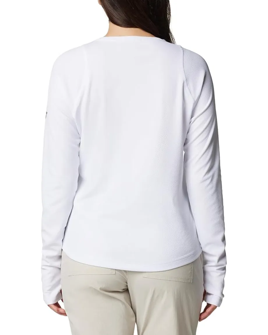 Activewear|Shirts & Tops|Columbia Summit Valley™ Long Sleeve Crew White