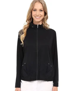 Activewear|Jamie Sadock Sunsense® Lightweight Jacket Jet Black