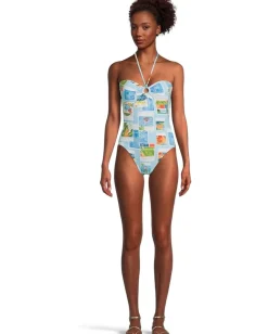 Women Seafolly Sunset Bandeau One-Piece
