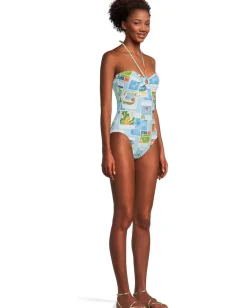 Women Seafolly Sunset Bandeau One-Piece