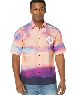 Activewear|Just Cavalli Sunset Print Shirt Purple