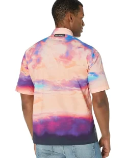 Activewear|Just Cavalli Sunset Print Shirt Purple