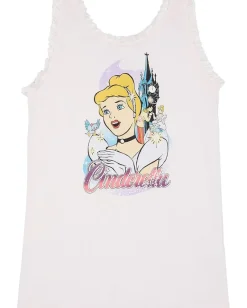 Chaser Kids Clothing<Super Soft Vintage Jersey Ruffle Racerback Flounce Tank (Little Kids/Big Kids) Pinky