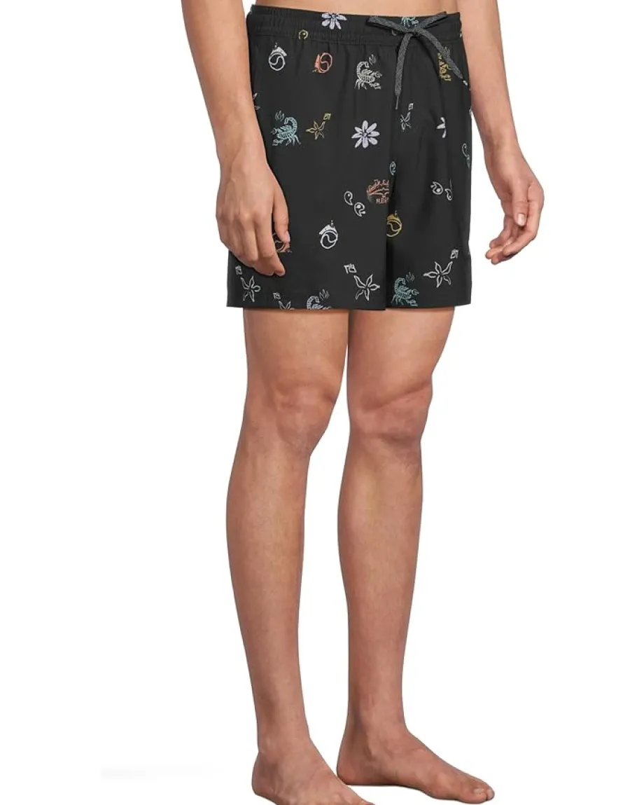 Quiksilver Activewear|Board Shorts<Surfsilk Mix 17 Nb Volley Black