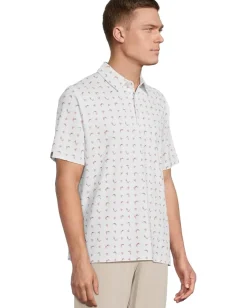 Callaway Activewear<Swing Chev Polo Bright White