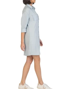 Dresses|Dresses|KUT from the Kloth Sylvia Shirtdress Light Wash