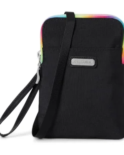 Baggallini Take Two RFID Bryant Crossbody Onyx Rainbow Pride