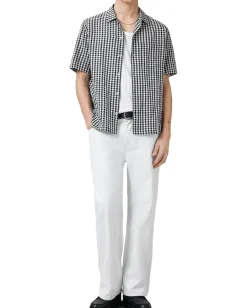 Activewear|AllSaints Tawney Short Sleeve Shirt Black 1