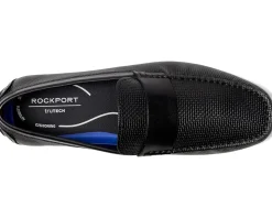 Rockport Tayo Black Embossed Leather Sale