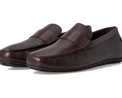 Rockport Tayo Dark Brown Embossed Leather Discount