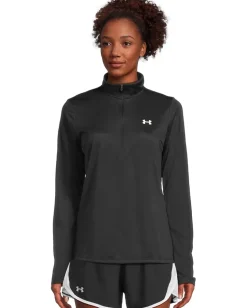 Under Armour Tech 1/2 Zip Solid Black/White Hot