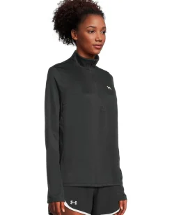 Under Armour Tech 1/2 Zip Solid Black/White Hot