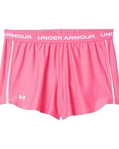 Clothing|Under Armour Kids Tech Play Up Shorts (Big Kid) Super Pink/Super Pink/White