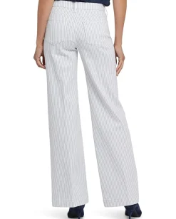 Women NYDJ Teresa Wide Leg Button Fly Jeans in