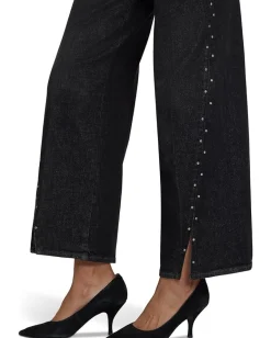 Women NYDJ Teresa Wide Leg Rhinestone Jean in