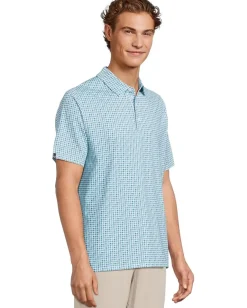 Callaway Activewear<18th Hole Food Print Polo Bright White