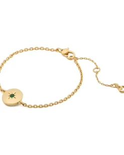 Kate Spade New York Jewelry|Jewelry<The Color Spark Collection Green Positivity Bracelet Green/Gold