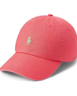 Accessories|Hats|Polo Ralph Lauren The Iconic Cotton Chino Ball Cap Red Sky