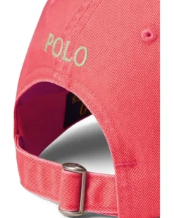 Accessories|Hats|Polo Ralph Lauren The Iconic Cotton Chino Ball Cap Red Sky