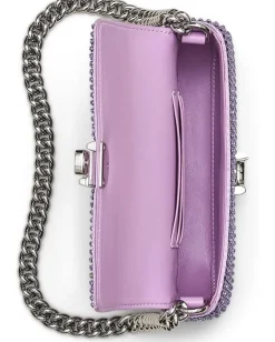 Marc Jacobs Handbags|Shoulder Bags<The Rhinestone J Marc Mini Shoulder Bag Wisteria