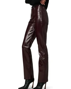 Joe's Jeans Jeans<The Vegan Patent Leather Margot Slim 32 Bordeaux