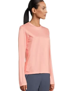 Activewear|Shirts & Tops|Columbia Tidal Tee™ PFG Fish Flag Long Sleeve Shirt Tiki Pink/Fish and Friends Flag